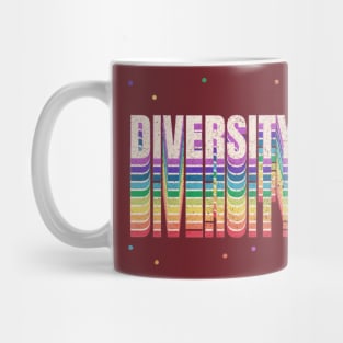 Diversity Rainbow Colors - LGBTQ Pride Month Mug